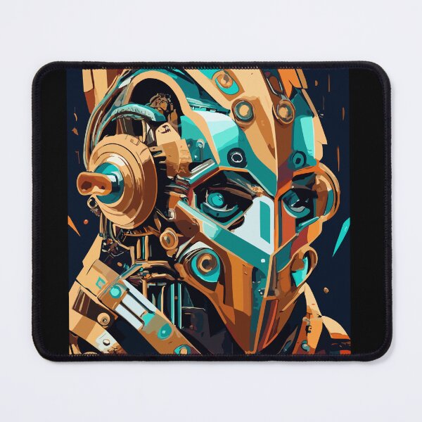 Item preview, Robot Metallic Portrait designed and sold by Metallican.