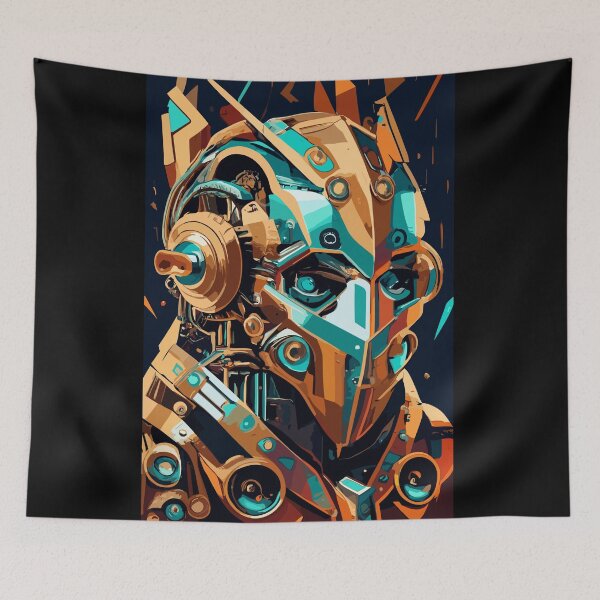 Item preview, Robot Metallic Portrait designed and sold by Metallican.