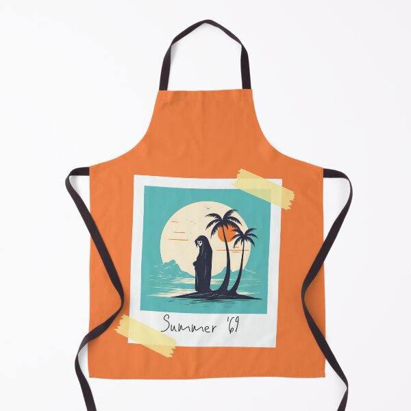 Aperçu de l'œuvre Grim Reaper Vacances Happy Snap | Halloween en été créée et vendue par MildOrangeStore.