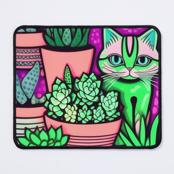 Item preview, Kitty and Cactus  designed and sold by Roxburylane.