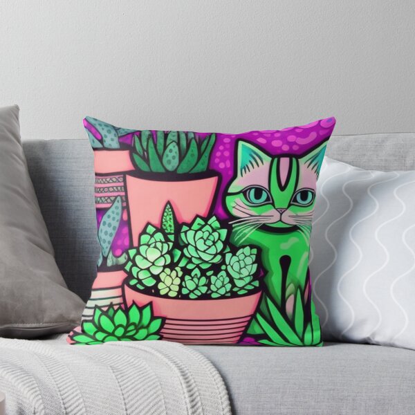 Item preview, Kitty and Cactus  designed and sold by Roxburylane.