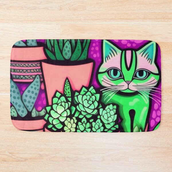 Item preview, Kitty and Cactus  designed and sold by Roxburylane.