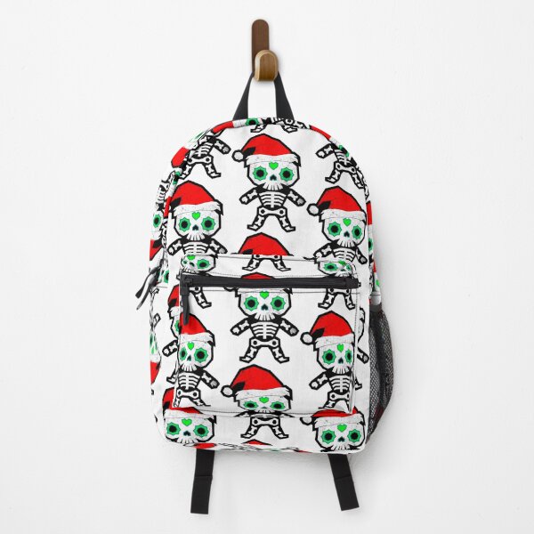Item preview, Vintage 3 Sugar Skull Xmas Dia de muertos and Merry Christmas designed and sold by the Zarock Shop.