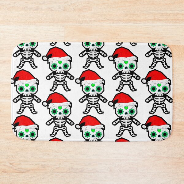 Item preview, Vintage 3 Sugar Skull Navidad Dia de muertos y Feliz Navidad designed and sold by the Zarock Shop.