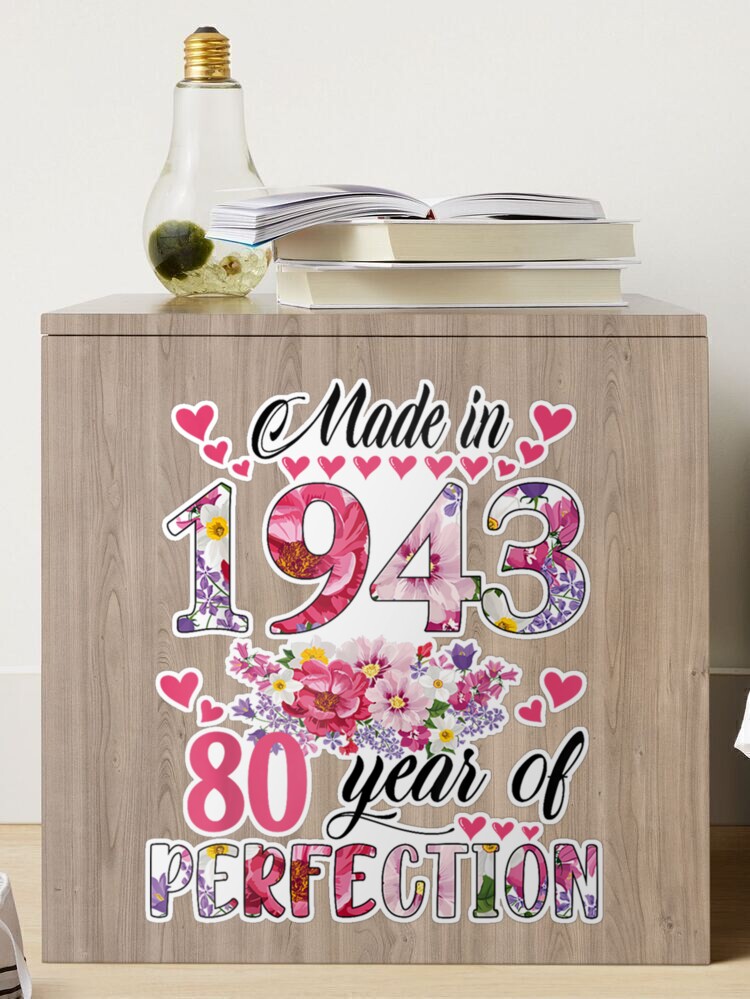 80th Birthday Gifts for Women - 'Limited Edition 1943' Soy, w/Champagne on  Ice I Best 80th Birthday Gifts I 80 Year Old Birthday Gifts for Women I 9oz