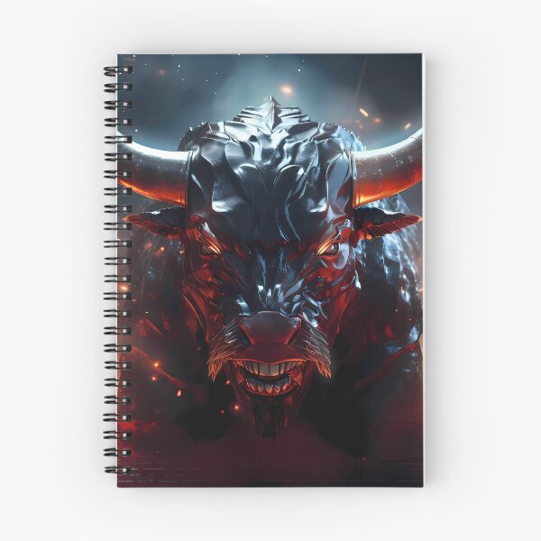 Item preview, "Fierce Bull in Action" designed and sold by Art-Vortex-fr.