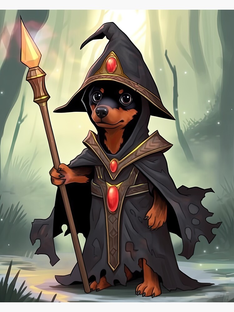 Dog 2024 wizard hat