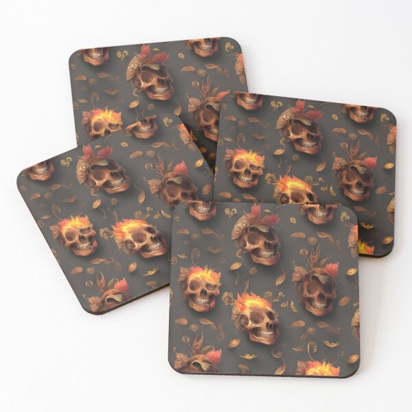 Item preview, Fire Skull Pattern designed and sold by Indie-Chille.