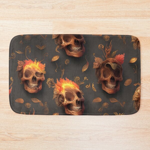 Item preview, Fire Skull Pattern designed and sold by Indie-Chille.