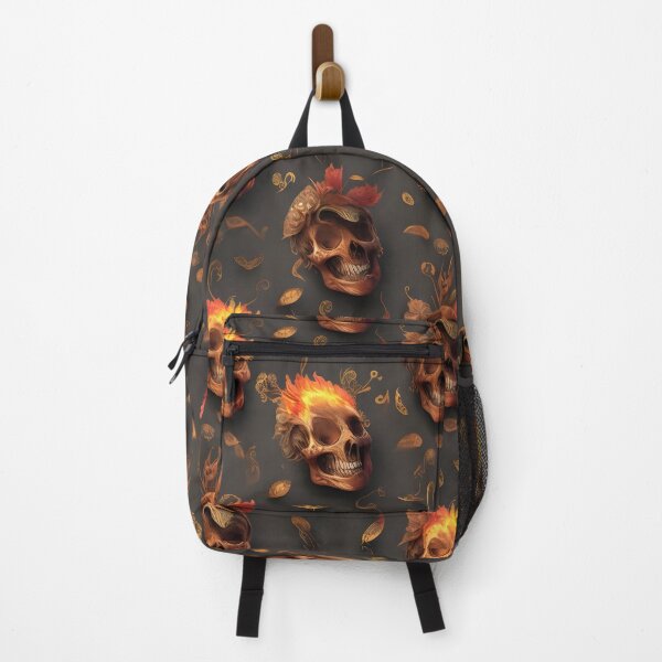 Item preview, Fire Skull Pattern designed and sold by Indie-Chille.