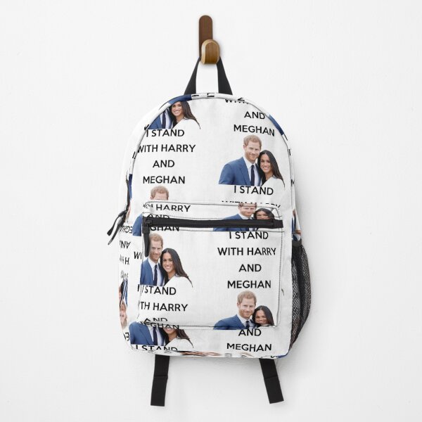 Item preview, I stand with Harry and Megan Black Text designed and sold by AleighaSkinne.