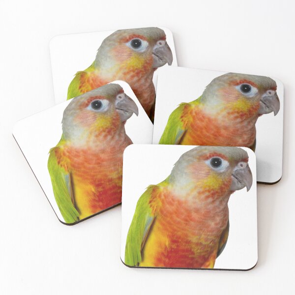 Item preview, Pineapple Green Cheeked Conure Cute Bird Birb designed and sold by JimNEmDesigns.