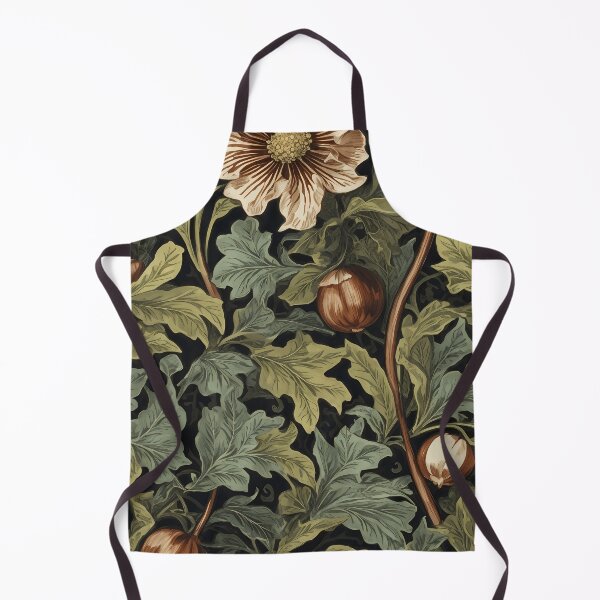 Item preview, Chestnut, Late fall Pattern, William Morris Style designed and sold by NouveauEra.