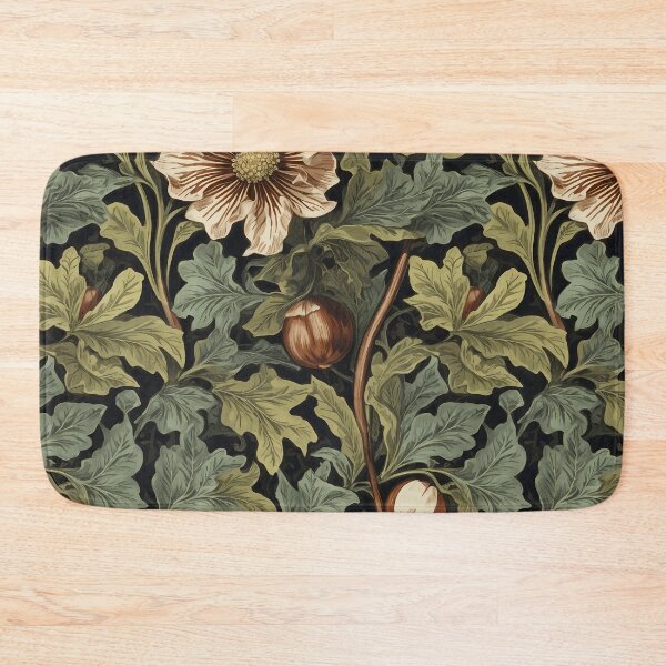 Item preview, Chestnut, Late fall Pattern, William Morris Style designed and sold by NouveauEra.