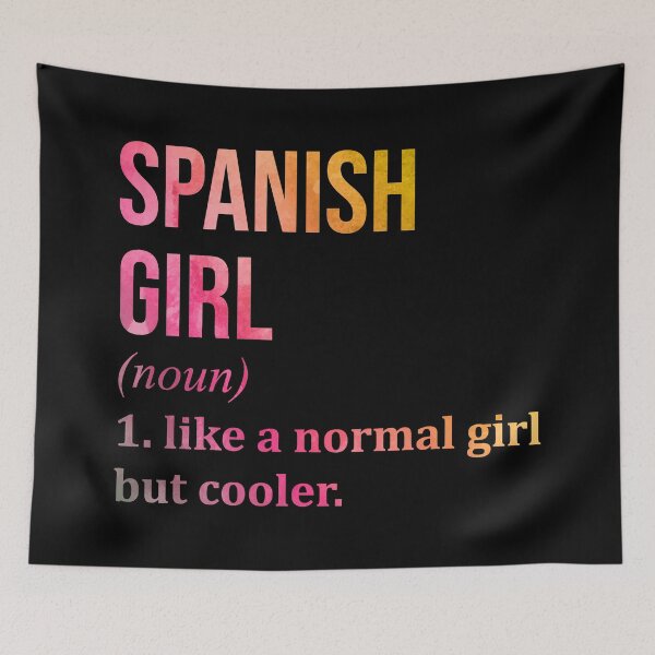Item preview, Spanish Girl Definition Spain in Watercolor designed and sold by XCIV.