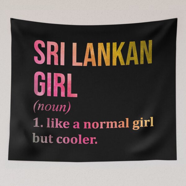Item preview, Sri Lankan Girl Definition Sri Lanka in Watercolor designed and sold by XCIV.
