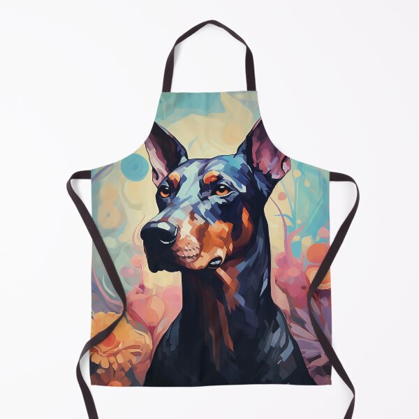 Item preview, natural ear doberman,Pastel forest designed and sold by pkk1designsart.