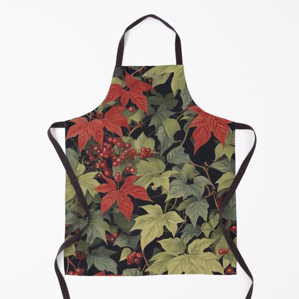 Item preview, Virginia Creeper, Late fall Pattern, William Morris Style designed and sold by NouveauEra.
