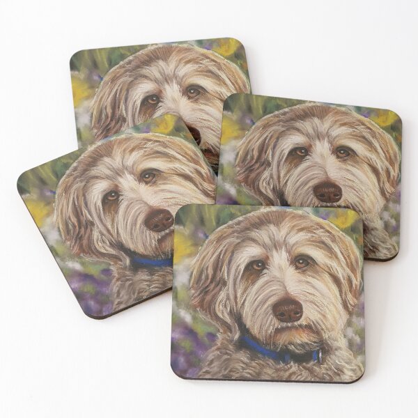 Item preview, A beautiful labradoodle drawing designed and sold by JessicaKeegan.
