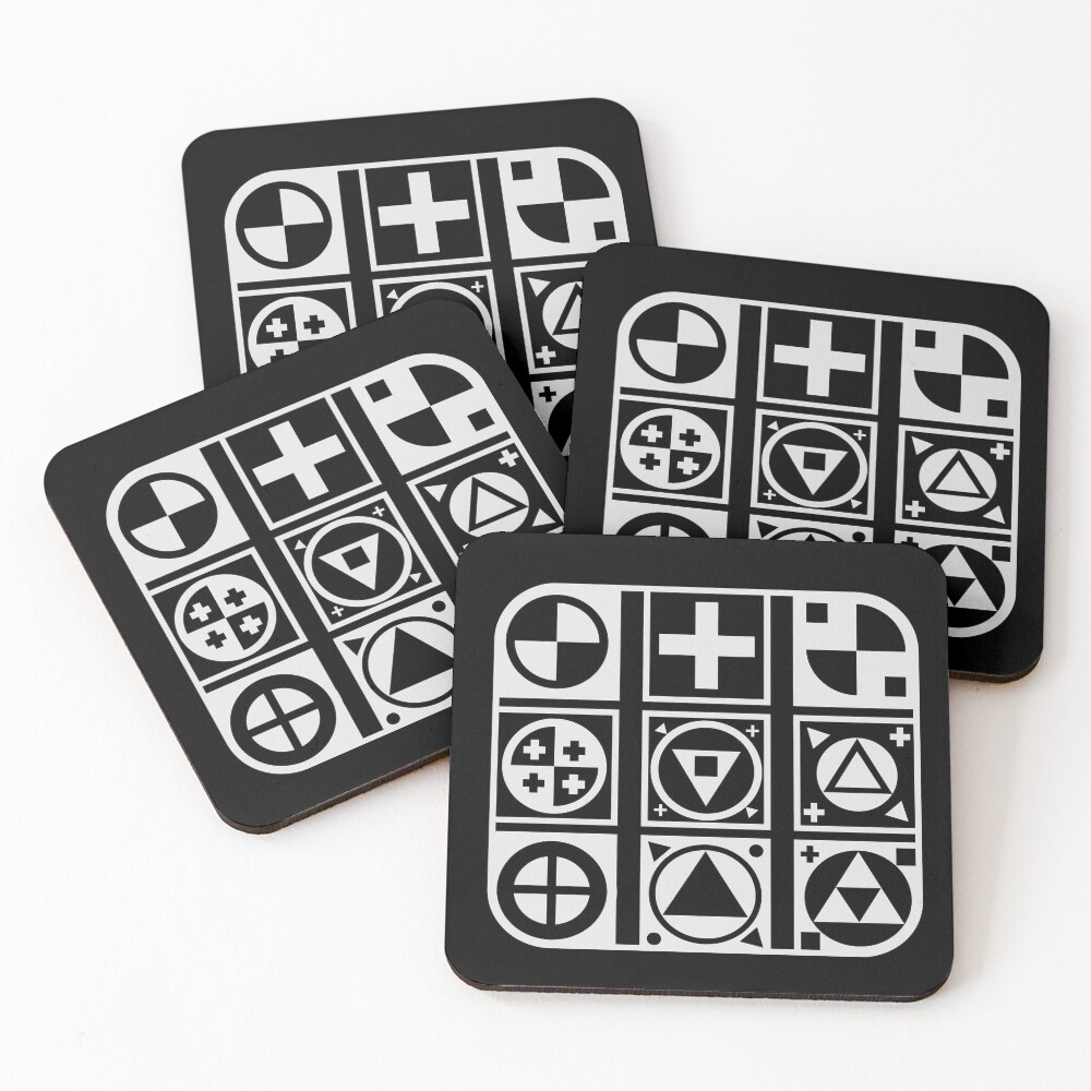 Item preview, Coasters (Set of 4) designed and sold by cheatcodestore.