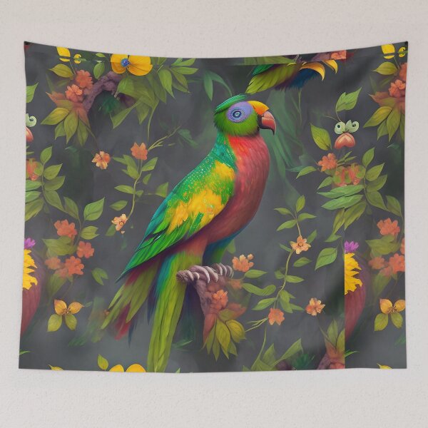 Item preview, Tropical Parrot Paradise designed and sold by Indie-Chille.