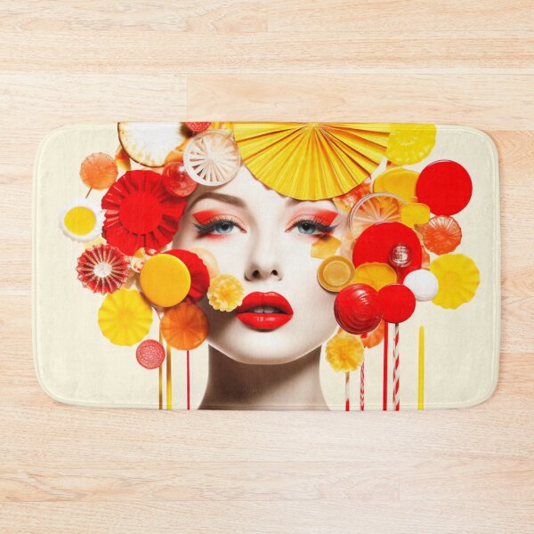 Item preview, Red and yellow lollypops, warm color collage designed and sold by silent-violin.