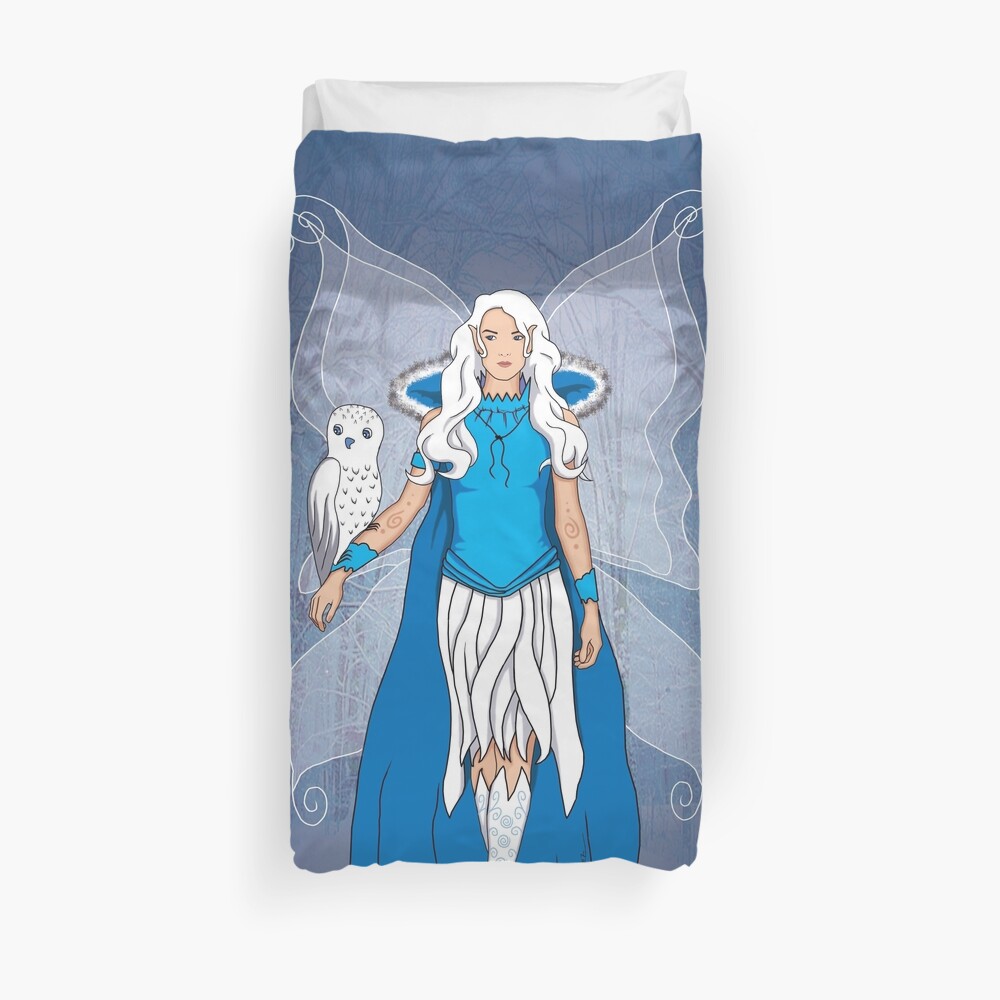 Fairy of the snows Duvet Cover