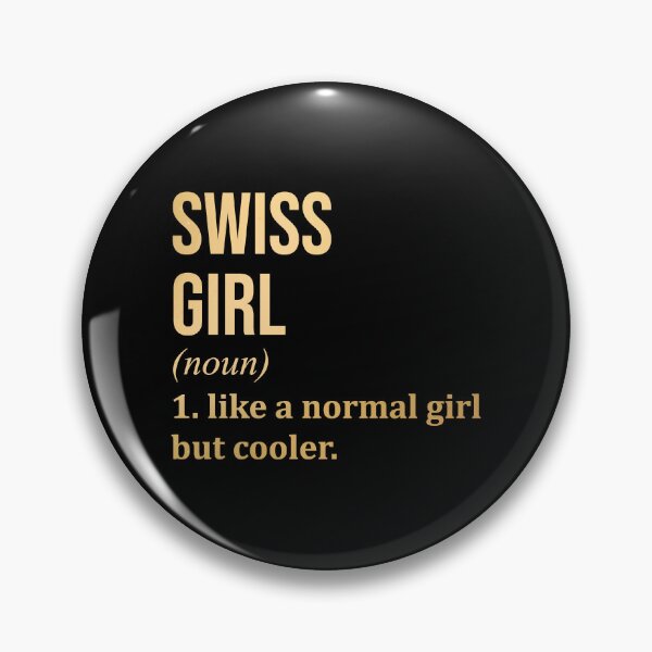 Artikelvorschau, Swiss Girl Definition Schweiz in Gold entworfen und verkauft von XCIV.