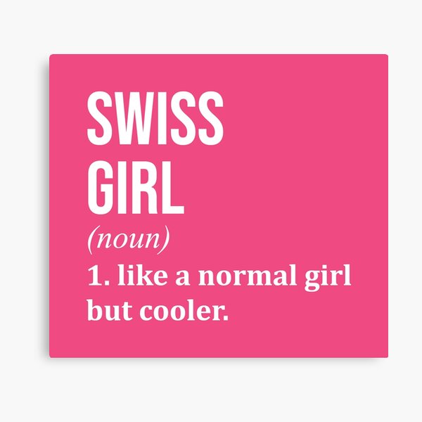 Item preview, Swiss Girl Definition Switzerland for Women designed and sold by XCIV.