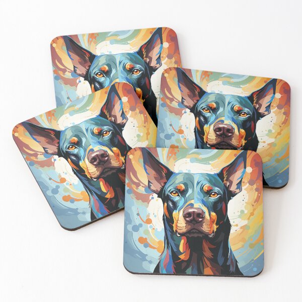 Item preview, natural ear doberman,Pastel Elegance designed and sold by pkk1designsart.