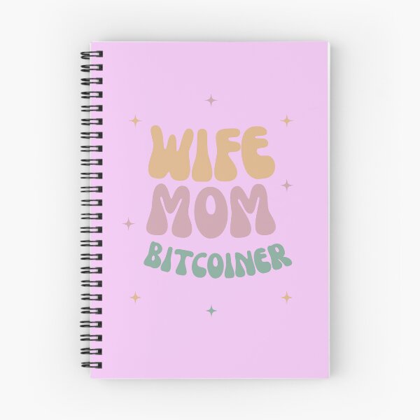 Item preview, Wife Mom Bitcoiner (BTC) designed and sold by BitcoinHodler.