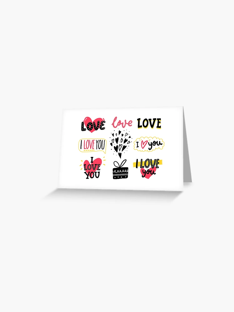 6 Sets Blank Travelers Notebook Insert Page DIY Postcard Word Valentines  Stationery Student 