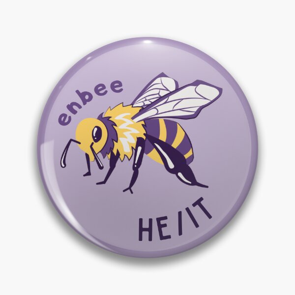 Item preview, I Go By He/It Pronouns | Non-binary Enbee | He It Pronoun designed and sold by Furia LGBTQ+ Accessories.