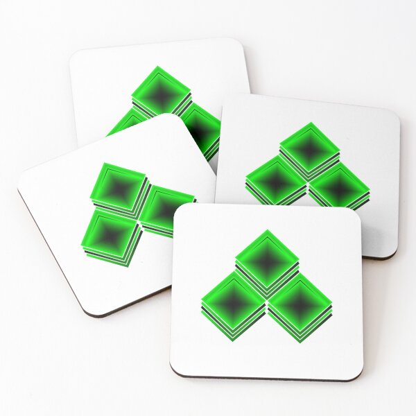 Item preview, Green Geometrical Figure designed and sold by Artcurrents.
