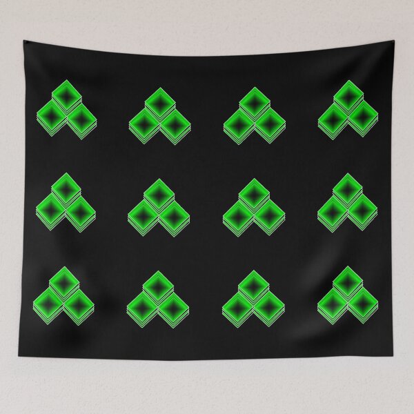 Item preview, Green Geometrical Figure designed and sold by Artcurrents.