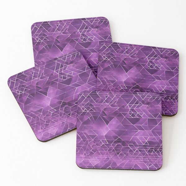 Item preview, Purple Geometric Static Dream designed and sold by Ninjakandy.