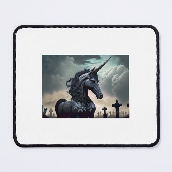 Item preview, Black Unicorn in a Cemetery designed and sold by ossiagraphics.