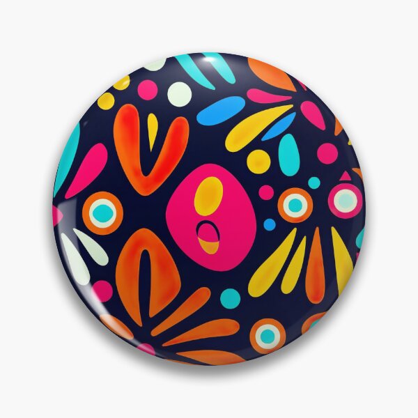 Item preview, Modern floral design inspired by pop art and rococo motifs designed and sold by Pflugart.