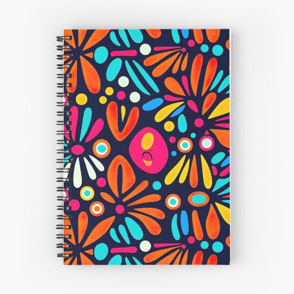 Item preview, Modern floral design inspired by pop art and rococo motifs designed and sold by Pflugart.