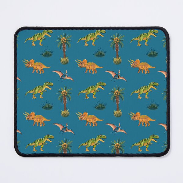 Item preview, Dinosaurs Pattern - Tyrannosaurus, Pteranodon, Triceratops designed and sold by anne-moore.