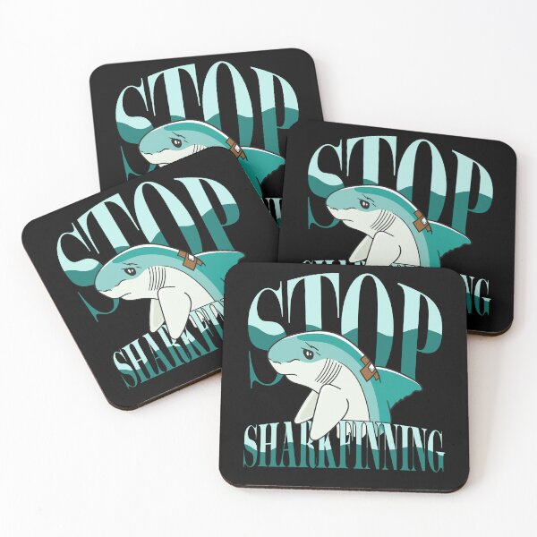 Item preview, Stop sharkfinning - shark protection designed and sold by naturalvegan.