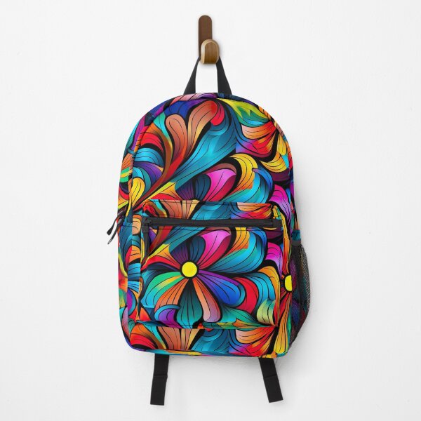 Item preview, Modern floral design inspired by pop art and rococo motifs designed and sold by Pflugart.