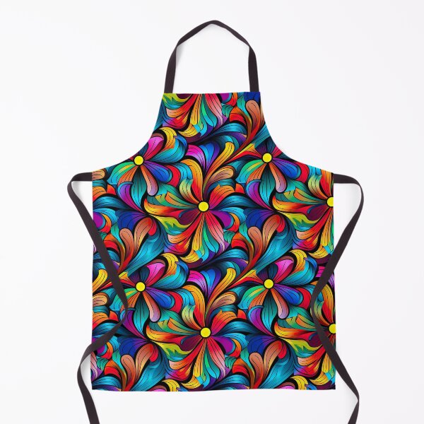 Item preview, Modern floral design inspired by pop art and rococo motifs designed and sold by Pflugart.