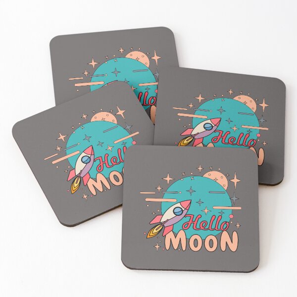 Item preview, Hello moon designed and sold by RocketArtInd.