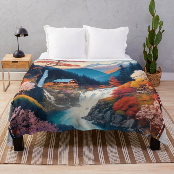 Item preview, A village on the edge of a beautiful forest surrounded by a heavenly landscape. designed and sold by Natcharee.
