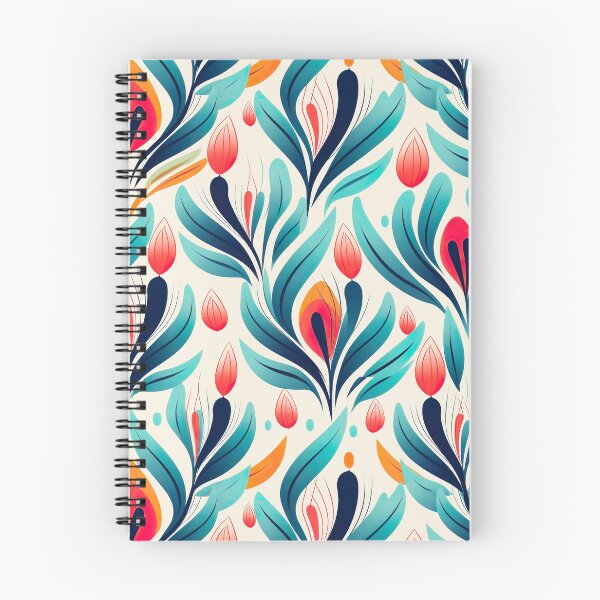 Item preview, Modern floral design inspired by pop art and rococo motifs designed and sold by Pflugart.
