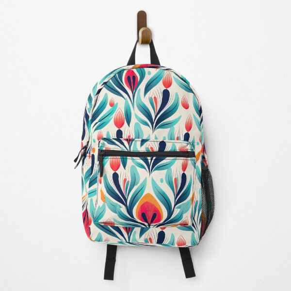Item preview, Modern floral design inspired by pop art and rococo motifs designed and sold by Pflugart.