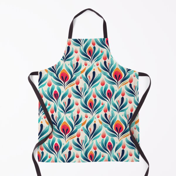 Item preview, Modern floral design inspired by pop art and rococo motifs designed and sold by Pflugart.
