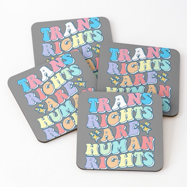Item preview, Trans rights are human rights. Transgender flag rainbow pride designed and sold by TryinMyBestClub.