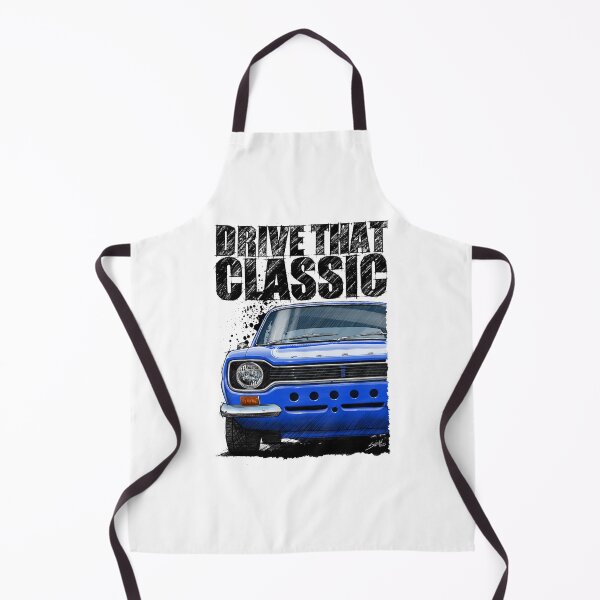 Item preview, Drive That Classic featuring the Iconic Ford Escort mk1 RS2000 (Light Background) designed and sold by Petrolhead T-Shirts and Art.